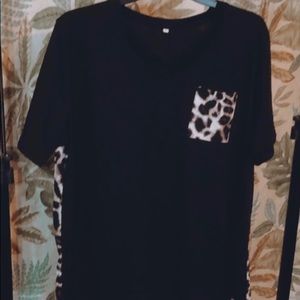 Leopard print/ Black